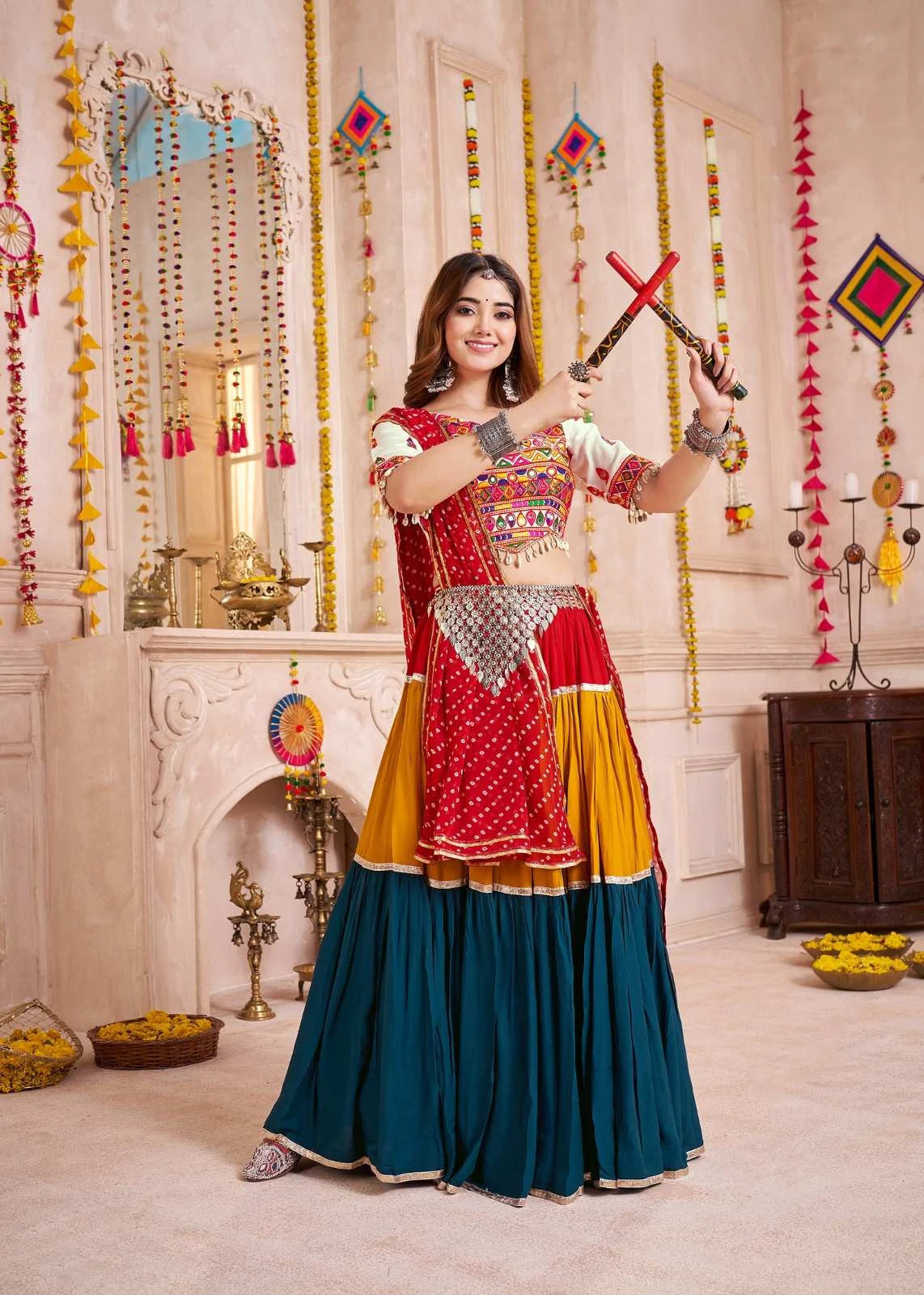 Royal Blue Anarkali